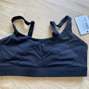BANDIER Women's Flow Low Impact Bra Top in Black Size XS
